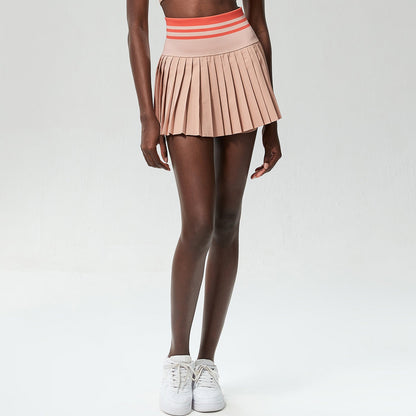 High Waist Thread Sports Short Skirt