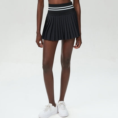 High Waist Thread Sports Short Skirt