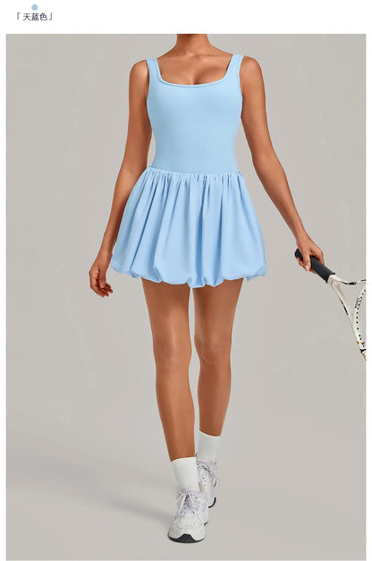 Fluffy Skirt Golf Dress