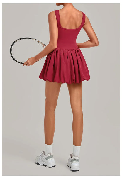 Fluffy Skirt Golf Dress