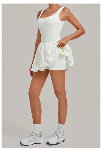 Fluffy Skirt Golf Dress