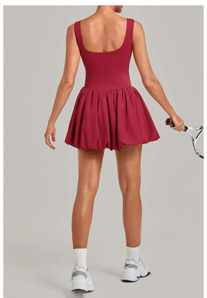 Fluffy Skirt Golf Dress